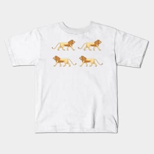 Gold Lion of Ishtar gate Kids T-Shirt